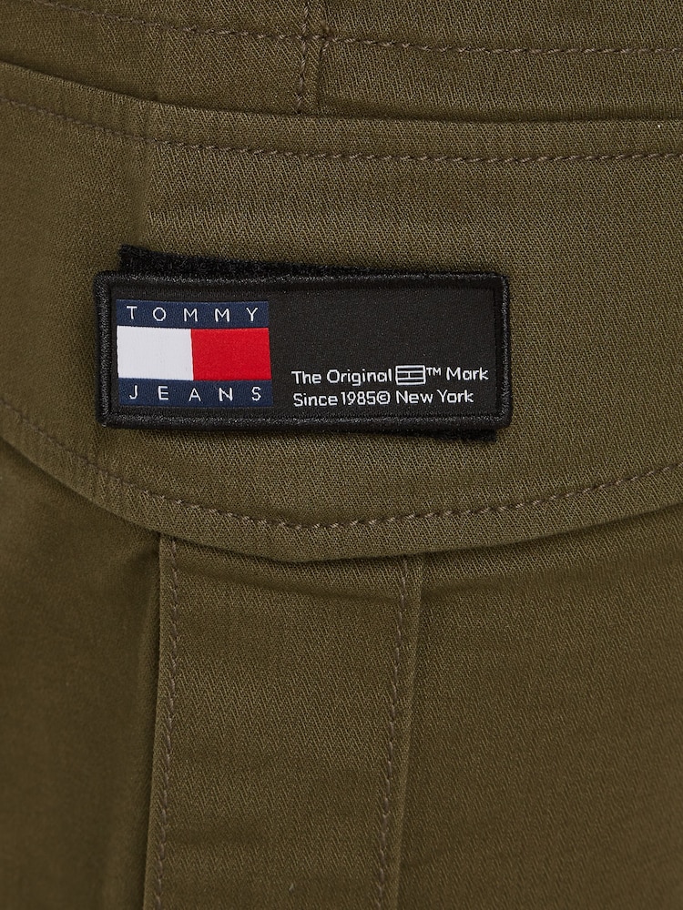 Tommy Jeans Green Austin Cargo Trousers - Image 6 of 6 Tommy Jeans Green Austin Cargo Trousers - Image 6 of 6