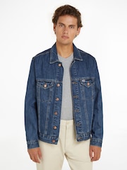 Tommy Jeans Blue Ryan Regular Trucker Denim Jacket - Image 1 of 6