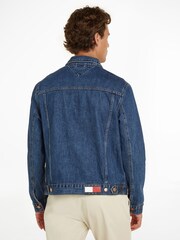 Tommy Jeans Blue Ryan Regular Trucker Denim Jacket - Image 2 of 6