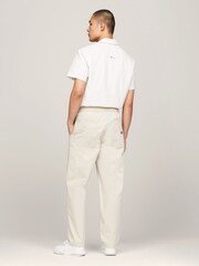 Tommy Jeans Cream Aiden Tapered Trousers - Image 2 of 6