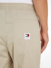 Tommy Jeans Cream Aiden Tapered Trousers - Image 3 of 6