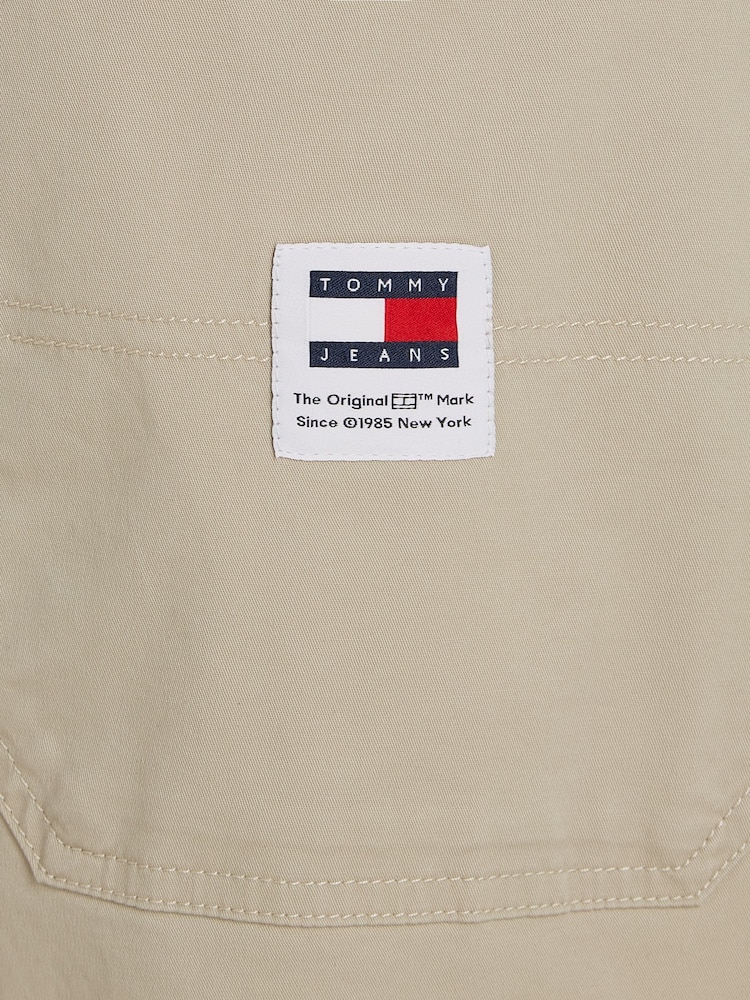 Tommy Jeans Cream Aiden Tapered Trousers - Image 6 of 6