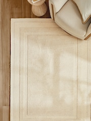 Light Natural Vienna Border Rug - Image 1 of 8