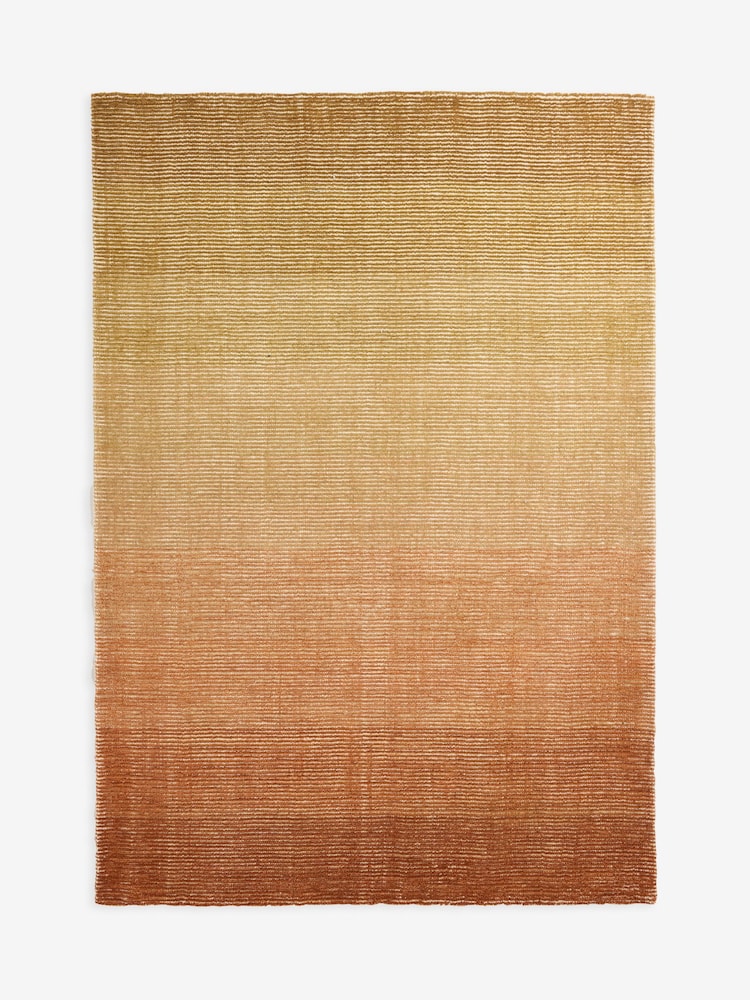 Green/Orange Ezra Striped Rug - Image 5 of 5 Green/Orange Ezra Striped Rug - Image 5 of 5