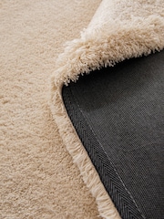 Ivory Fluffy Border Rug - Image 5 of 6