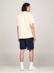Tommy Jeans Yellow Stripe Linen Shirt - Image 2 of 6