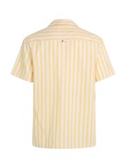 Tommy Jeans Yellow Stripe Linen Shirt - Image 5 of 6