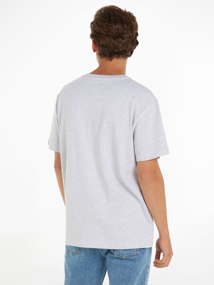 Tommy Jeans Grey Athletic Club 100% Cotton T-Shirt - Image 2 of 6 Tommy Jeans Grey Athletic Club 100% Cotton T-Shirt - Image 2 of 6