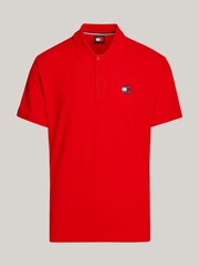 Tommy Jeans Red Badge 100% Cotton Polo Top - Image 5 of 5