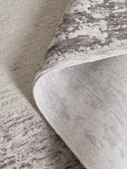Greige Abstract Border Rug - Image 3 of 6