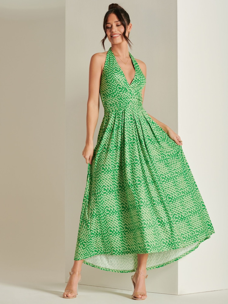 Jolie Moi Maxikleid mit gerafftem Rücken und tiefem Ausschnitt - Bild 1 von 6 Jolie Moi Maxikleid mit gerafftem Rücken und tiefem Ausschnitt - Bild 1 von 6
