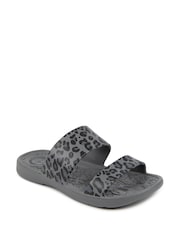 Totes Animal Ladies Bounce Double Strap Sliders - Image 3 of 5