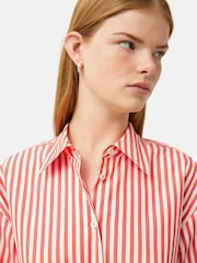 Jigsaw Cotton Poplin Stripe Shirt - Image 3 of 7