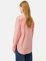 Jigsaw Cotton Poplin Stripe Shirt - Image 6 of 7