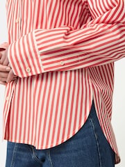 Jigsaw Cotton Poplin Stripe Shirt - Image 7 of 7