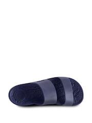 Totes Blue Ladies Bounce Double Strap Sliders - Image 4 of 5