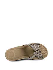 Totes Animal Ladies Bounce Cross Slider Sandals - Image 4 of 5
