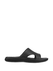 Totes Black Bounce Vented Mens Slide Sandals - Image 2 of 5