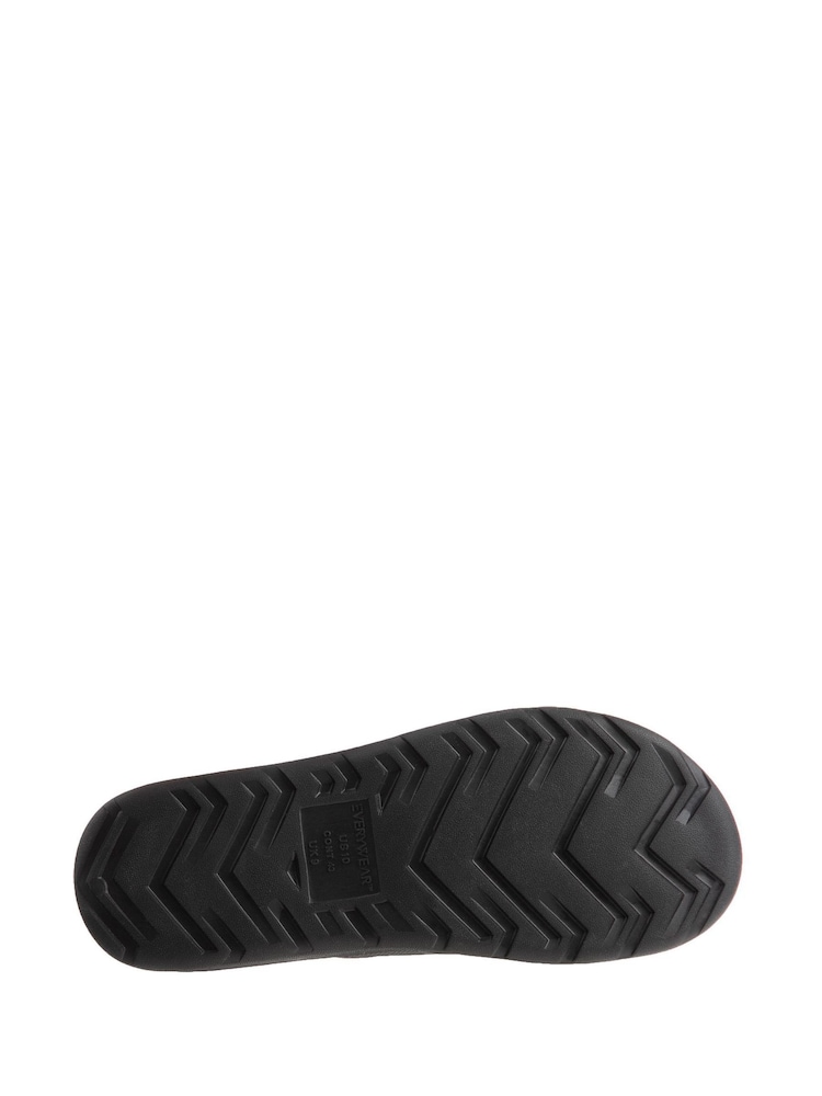Totes Black Bounce Vented Mens Slide Sandals - Image 5 of 5