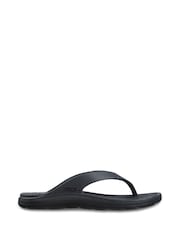 Totes Grey Bounce Toe Post Mens Sandals - Image 2 of 5