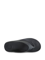 Totes Grey Bounce Toe Post Mens Sandals - Image 4 of 5