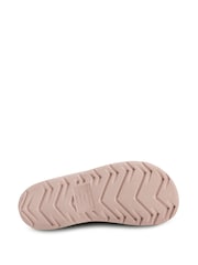 Totes Natural Ladies Bounce Cross Slider Sandals - Image 5 of 5