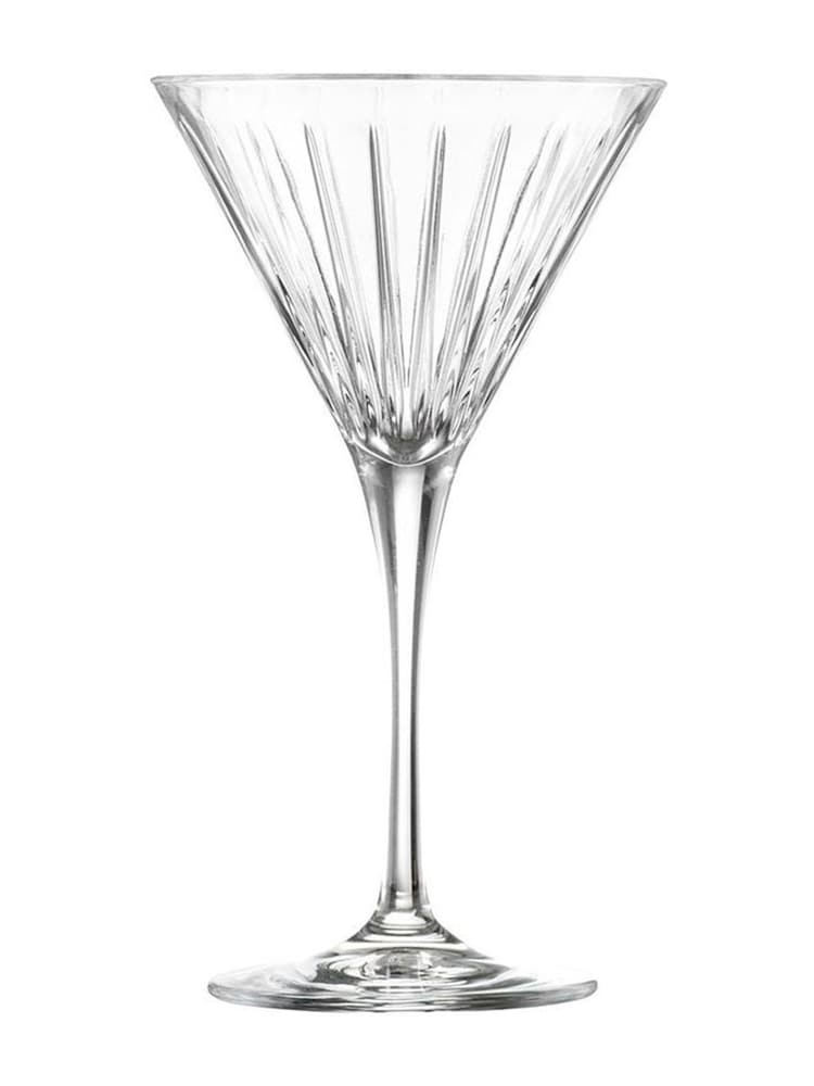 RCR Set of 6 Clear Timeless Martini Glasses 21cl - Image 2 of 2