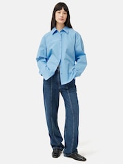 Jigsaw Cotton Poplin Shirt - Image 3 of 6