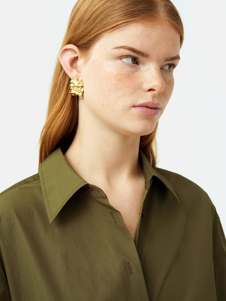 Jigsaw Cotton Poplin Shirt - Image 2 of 5