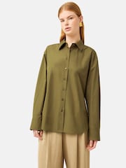 Jigsaw Cotton Poplin Shirt - Image 4 of 5