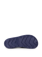Totes Blue Ladies Bounce Cross Slider Sandals - Image 5 of 5