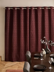 Cortinas de ilhós de chenille pesadas - Imagem 2 de 7