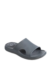 Totes Grey Bounce Vented Mens Slide Sandals - Image 3 of 5