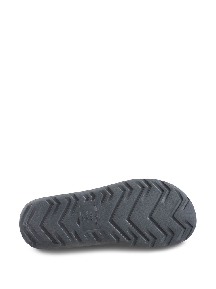 Totes Grey Bounce Vented Mens Slide Sandals - Image 5 of 5