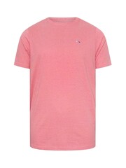 BadRhino Big & Tall Pink Slub T-Shirt - Image 2 of 3