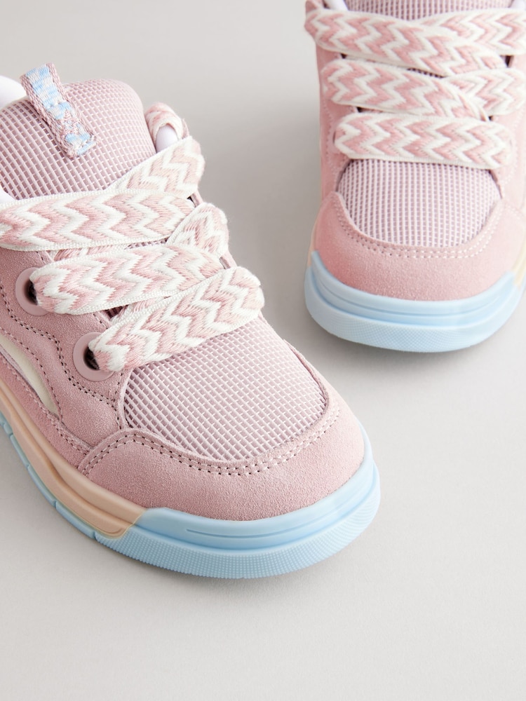 Pink Skate Trainers - Image 5 of 5