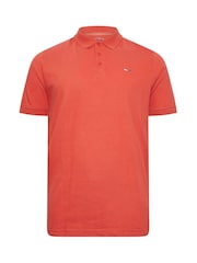 BadRhino Big & Tall Red 100% Cotton Polo Shirt - Image 2 of 3