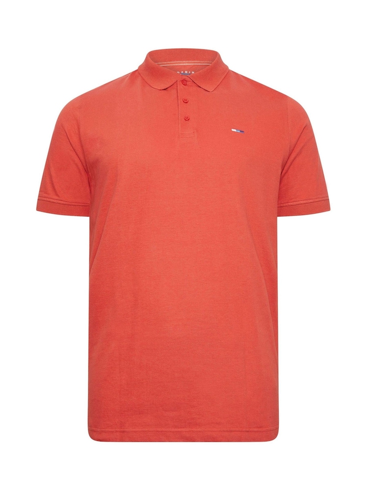 BadRhino Big & Tall Red 100% Cotton Polo Shirt - Image 2 of 3