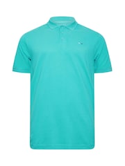 BadRhino Big & Tall Blue/Pink/Teal 100% Cotton Polo Shirts 3 Pack - Image 5 of 7