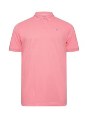 BadRhino Big & Tall Blue/Pink/Teal 100% Cotton Polo Shirts 3 Pack - Image 7 of 7