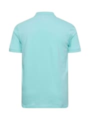 BadRhino Big & Tall Blue 100% Cotton Polo Shirt - Image 3 of 3