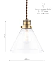 Laura Ashley Antique Brass Isaac Easy-Fit Shade - Image 4 of 4
