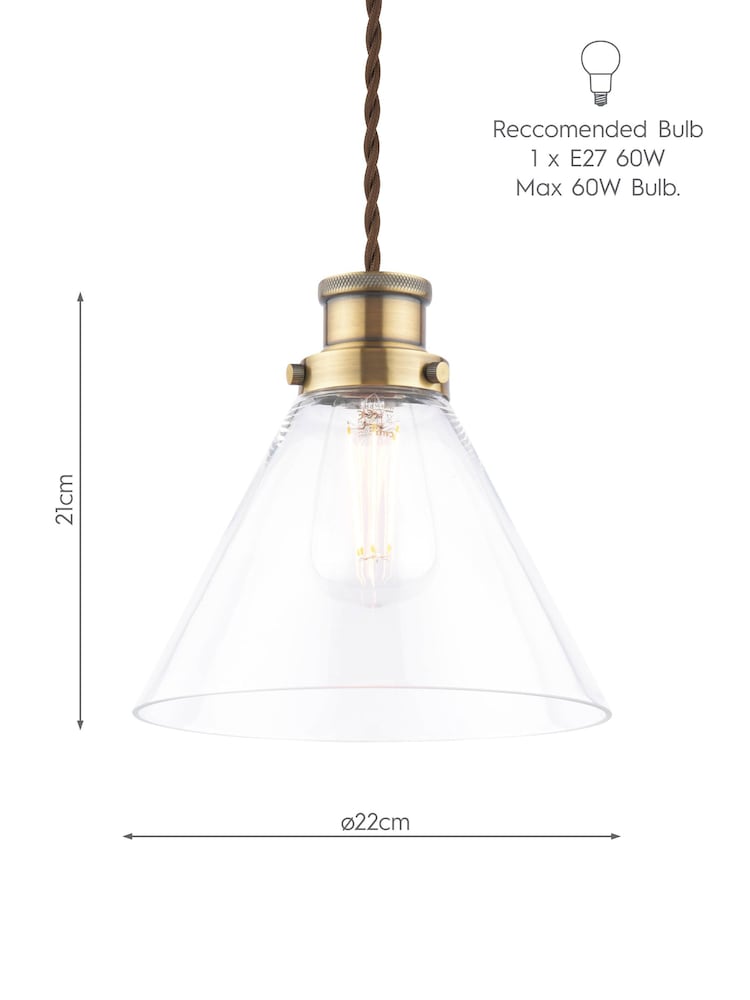 Laura Ashley Antique Brass Isaac Easy-Fit Shade - Image 4 of 4