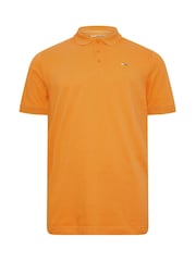 BadRhino Big & Tall Orange 100% Cotton Polo Shirt - Image 2 of 3