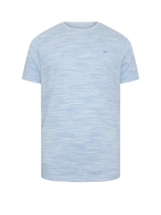 BadRhino Big & Tall Blue Slub T-Shirt - Image 3 of 4