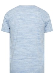 BadRhino Big & Tall Blue Slub T-Shirt - Image 4 of 4