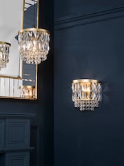 Laura Ashley Matt Antique Brass Rhosill Wall Light - Image 3 of 5