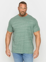 BadRhino Big & Tall Green Slub T-Shirt - Image 1 of 3