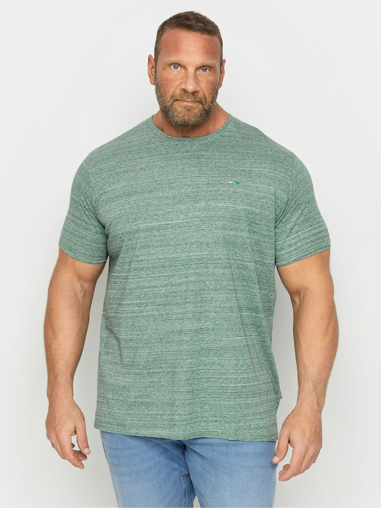 BadRhino Big & Tall Green Slub T-Shirt - Image 1 of 3
