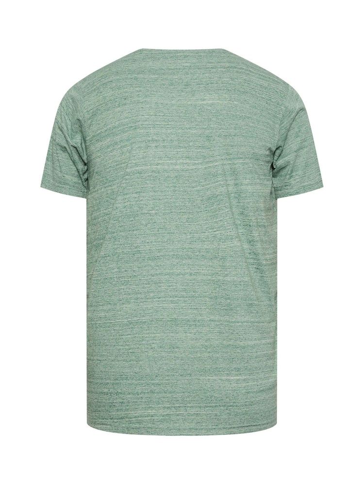 BadRhino Big & Tall Green Slub T-Shirt - Image 3 of 3